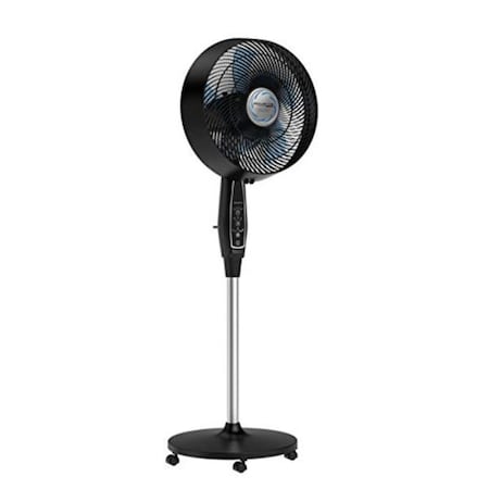 Solid Shelving Portable & Weather Resistant Outdoor Extreme Fan, Black SO2960872